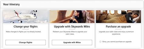 emirates upgrade with miles.